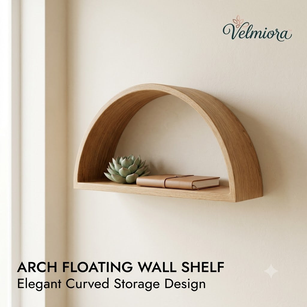 ๐ฝ๐๐๐๐๐๐๐โข Arch Wall-Mounted Floating Shelf