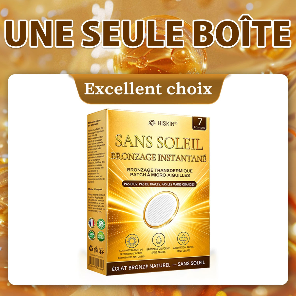 𝑩𝒐𝒖𝒕𝒊𝒒𝒖 𝑶𝒇𝒇𝒊𝒄𝒊𝒆𝒍𝒍𝒆 | ☀️☀️ 𝐇𝐢𝐬𝐤𝐢𝐧® 𝐏𝐚𝐭𝐜𝐡 𝐁𝐫𝐨𝐧𝐳𝐚𝐧𝐭 𝐈𝐧𝐬𝐭𝐚𝐧𝐭𝐚𝐧é 𝐒𝐚𝐧𝐬 𝐒𝐨𝐥𝐞𝐢𝐥 à 𝐌𝐢𝐜𝐫𝐨-𝐀𝐢𝐠𝐮𝐢𝐥𝐥𝐞𝐬 🇫🇷 (𝐔𝐧𝐞 𝐬𝐞𝐮𝐥𝐞 𝐟𝐨𝐢𝐬 𝐩𝐚𝐫 𝐣𝐨𝐮𝐫) 𝐇â𝐥𝐞 𝐛𝐫𝐨𝐧𝐳é 𝐯𝐢𝐬𝐢𝐛𝐥𝐞 𝐞𝐧 𝟕 𝐣𝐨𝐮𝐫𝐬 ✅ 𝐒𝐚𝐧𝐬 𝐔𝐕, 𝐬𝐚𝐧𝐬 𝐞𝐟𝐟𝐞𝐭 𝐨𝐫𝐚𝐧𝐠𝐞, 𝐬𝐚𝐧𝐬 𝐭𝐫𝐚𝐜𝐞𝐬, 𝐬𝐚𝐧𝐬 𝐃𝐇𝐀, 𝐬𝐚𝐧𝐬 𝐚𝐩𝐩𝐥𝐢𝐜𝐚𝐭𝐢𝐨𝐧 𝐬𝐚𝐥𝐢𝐬𝐬𝐚𝐧𝐭𝐞.