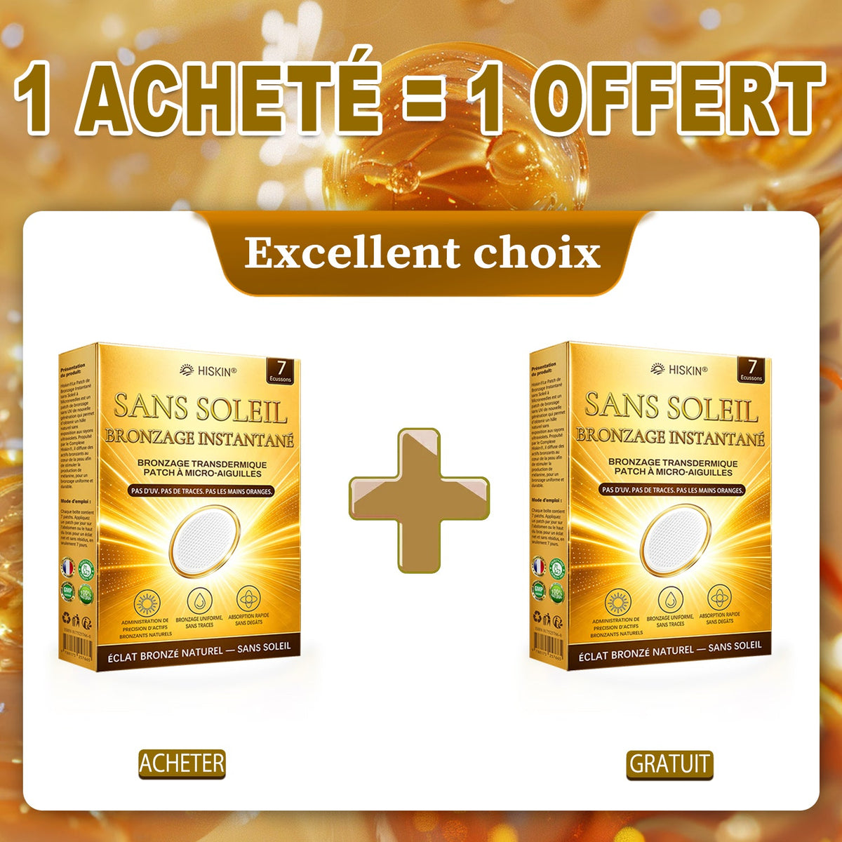 𝑩𝒐𝒖𝒕𝒊𝒒𝒖 𝑶𝒇𝒇𝒊𝒄𝒊𝒆𝒍𝒍𝒆 | ☀️☀️ 𝐇𝐢𝐬𝐤𝐢𝐧® 𝐏𝐚𝐭𝐜𝐡 𝐁𝐫𝐨𝐧𝐳𝐚𝐧𝐭 𝐈𝐧𝐬𝐭𝐚𝐧𝐭𝐚𝐧é 𝐒𝐚𝐧𝐬 𝐒𝐨𝐥𝐞𝐢𝐥 à 𝐌𝐢𝐜𝐫𝐨-𝐀𝐢𝐠𝐮𝐢𝐥𝐥𝐞𝐬 🇫🇷 (𝐔𝐧𝐞 𝐬𝐞𝐮𝐥𝐞 𝐟𝐨𝐢𝐬 𝐩𝐚𝐫 𝐣𝐨𝐮𝐫) 𝐇â𝐥𝐞 𝐛𝐫𝐨𝐧𝐳é 𝐯𝐢𝐬𝐢𝐛𝐥𝐞 𝐞𝐧 𝟕 𝐣𝐨𝐮𝐫𝐬 ✅ 𝐒𝐚𝐧𝐬 𝐔𝐕, 𝐬𝐚𝐧𝐬 𝐞𝐟𝐟𝐞𝐭 𝐨𝐫𝐚𝐧𝐠𝐞, 𝐬𝐚𝐧𝐬 𝐭𝐫𝐚𝐜𝐞𝐬, 𝐬𝐚𝐧𝐬 𝐃𝐇𝐀, 𝐬𝐚𝐧𝐬 𝐚𝐩𝐩𝐥𝐢𝐜𝐚𝐭𝐢𝐨𝐧 𝐬𝐚𝐥𝐢𝐬𝐬𝐚𝐧𝐭𝐞.
