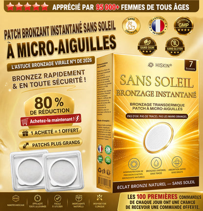 𝑩𝒐𝒖𝒕𝒊𝒒𝒖 𝑶𝒇𝒇𝒊𝒄𝒊𝒆𝒍𝒍𝒆 | ☀️☀️ 𝐇𝐢𝐬𝐤𝐢𝐧® 𝐏𝐚𝐭𝐜𝐡 𝐁𝐫𝐨𝐧𝐳𝐚𝐧𝐭 𝐈𝐧𝐬𝐭𝐚𝐧𝐭𝐚𝐧é 𝐒𝐚𝐧𝐬 𝐒𝐨𝐥𝐞𝐢𝐥 à 𝐌𝐢𝐜𝐫𝐨-𝐀𝐢𝐠𝐮𝐢𝐥𝐥𝐞𝐬 🇫🇷 (𝐔𝐧𝐞 𝐬𝐞𝐮𝐥𝐞 𝐟𝐨𝐢𝐬 𝐩𝐚𝐫 𝐣𝐨𝐮𝐫) 𝐇â𝐥𝐞 𝐛𝐫𝐨𝐧𝐳é 𝐯𝐢𝐬𝐢𝐛𝐥𝐞 𝐞𝐧 𝟕 𝐣𝐨𝐮𝐫𝐬 ✅ 𝐒𝐚𝐧𝐬 𝐔𝐕, 𝐬𝐚𝐧𝐬 𝐞𝐟𝐟𝐞𝐭 𝐨𝐫𝐚𝐧𝐠𝐞, 𝐬𝐚𝐧𝐬 𝐭𝐫𝐚𝐜𝐞𝐬, 𝐬𝐚𝐧𝐬 𝐃𝐇𝐀, 𝐬𝐚𝐧𝐬 𝐚𝐩𝐩𝐥𝐢𝐜𝐚𝐭𝐢𝐨𝐧 𝐬𝐚𝐥𝐢𝐬𝐬𝐚𝐧𝐭𝐞.